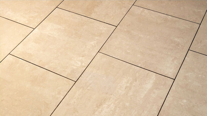 Clean sparkling tile and grout after Chem-Dry treatment